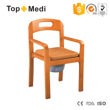 High End Wooden Commode Chair with Bedpan
